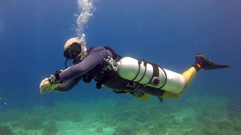 PADI Sidemount diving course in Phuket with Vin Moy